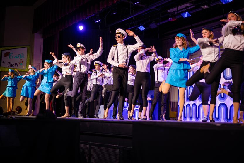 Franklin High students perform Catch Me If You Can